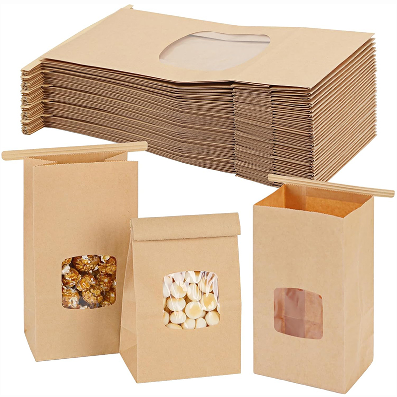 Food Or Snacks - 10 Buah Tas Roti, Kantong Kertas