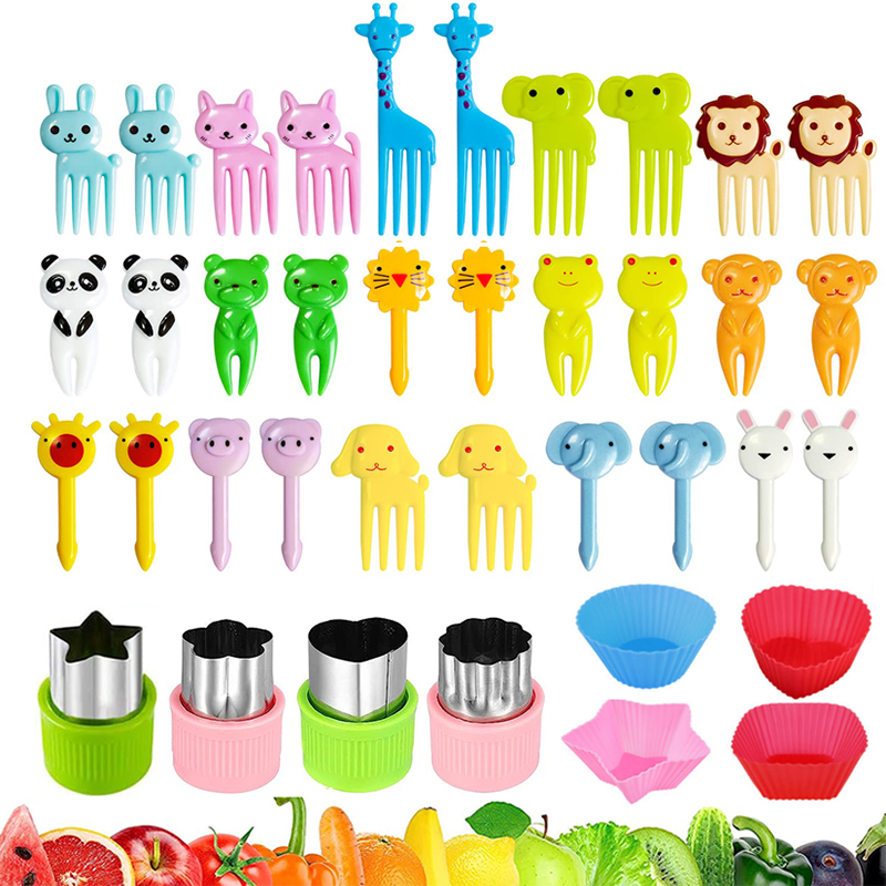 Food Snacks For Toddlers - Garpu buah Mini lucu untuk anak-anak,