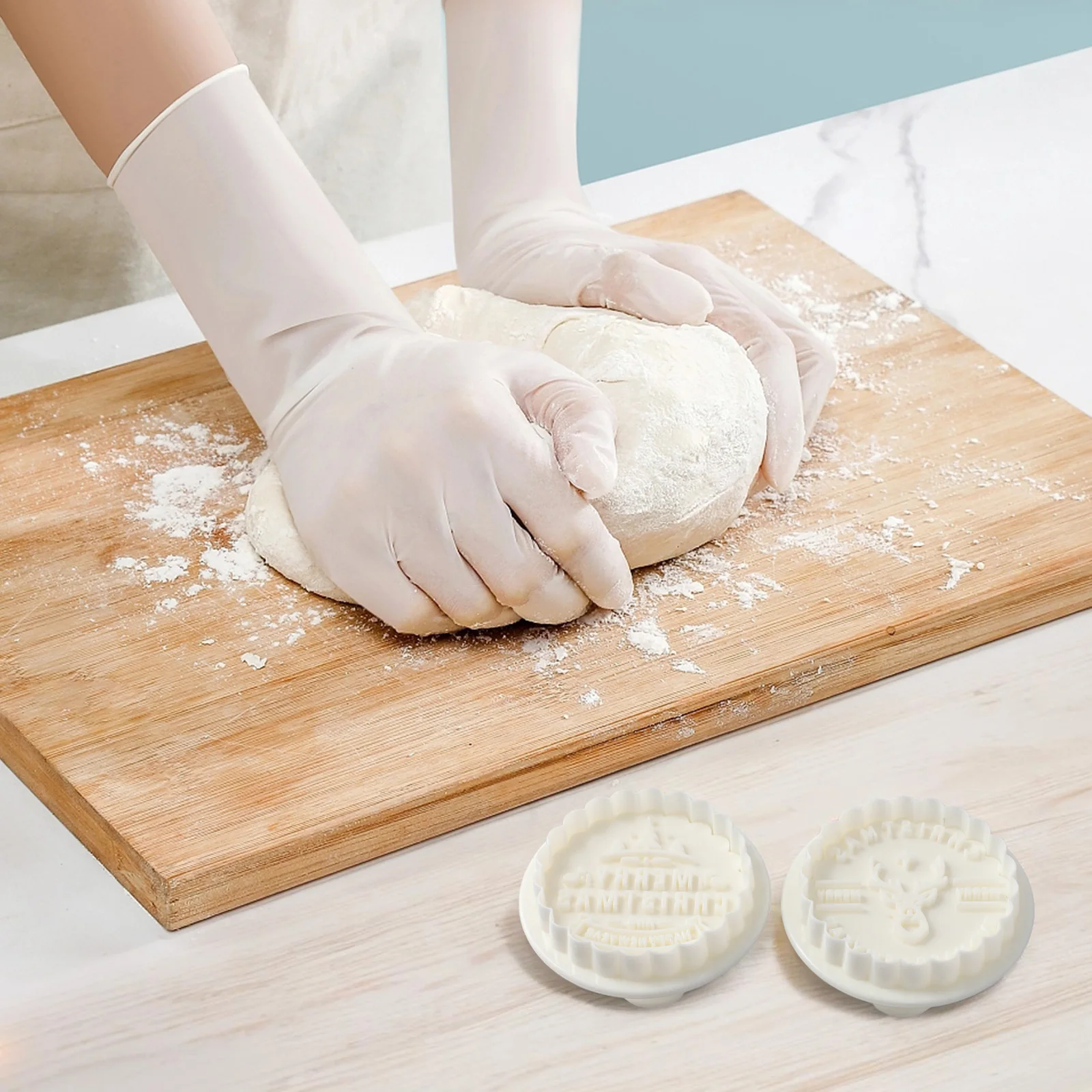 Healthy Snacks Food - Cetakan Kue Natal 3D, Stempel Kue