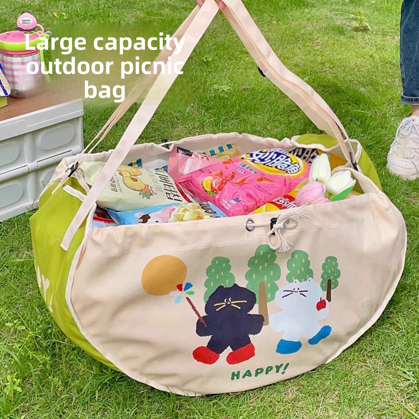 Food And Snacks For Picnic - Tas Penyimpanan Mobil Kapasitas Besar, Tas