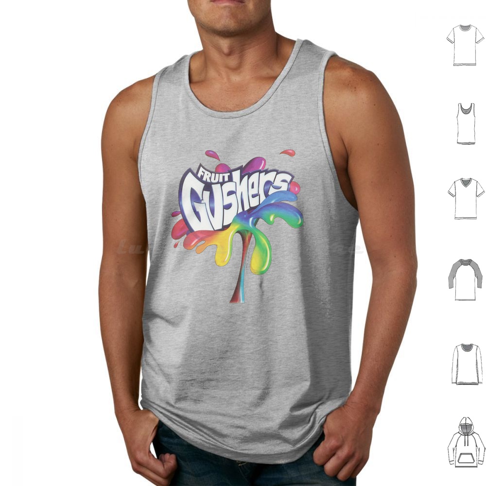 Logo Food Snack - Fruit Gushers 90s Logo Tank Top