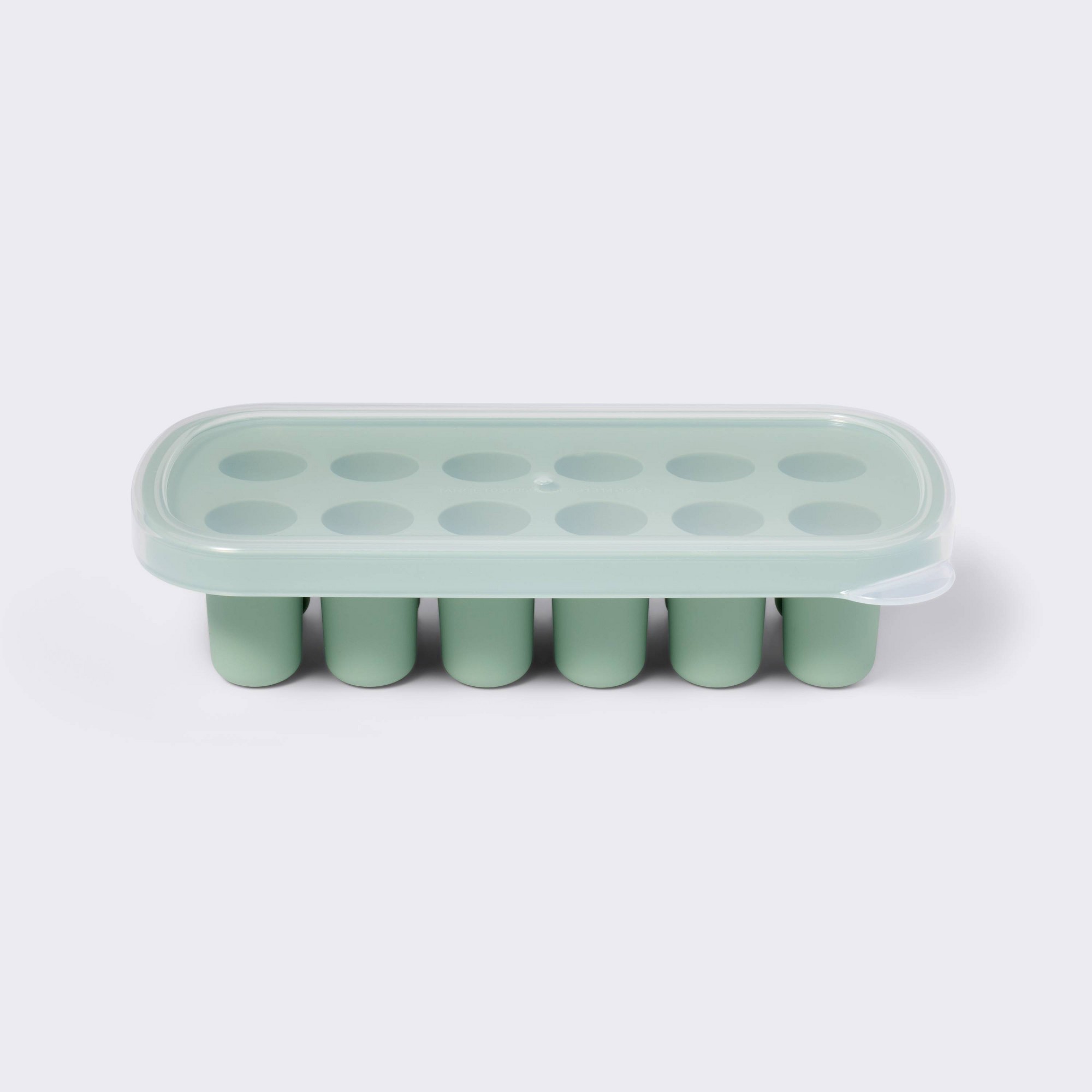 Food Snacks That Are Green - Cetakan Penyimpanan Makanan Bayi Warna Hijau,