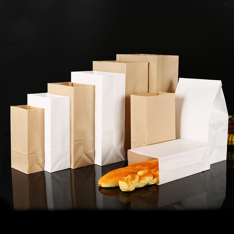 25/50 Buah Kantong Kertas Kraf - Food Or Snacks ulasan dan harga