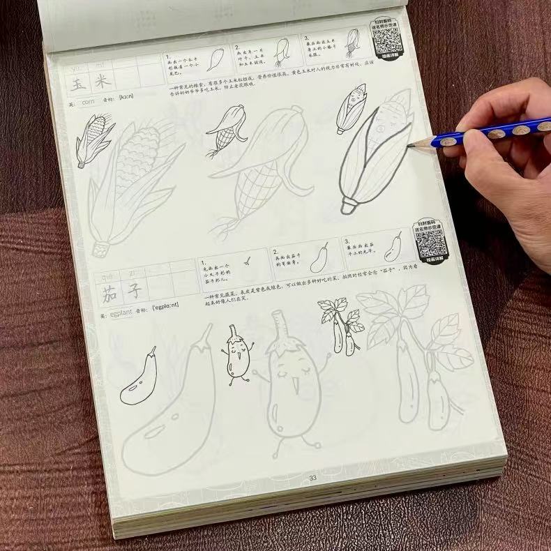 Buku Sketsa Gambar Makanan Kar - Food Snacks Drawing ulasan dan harga