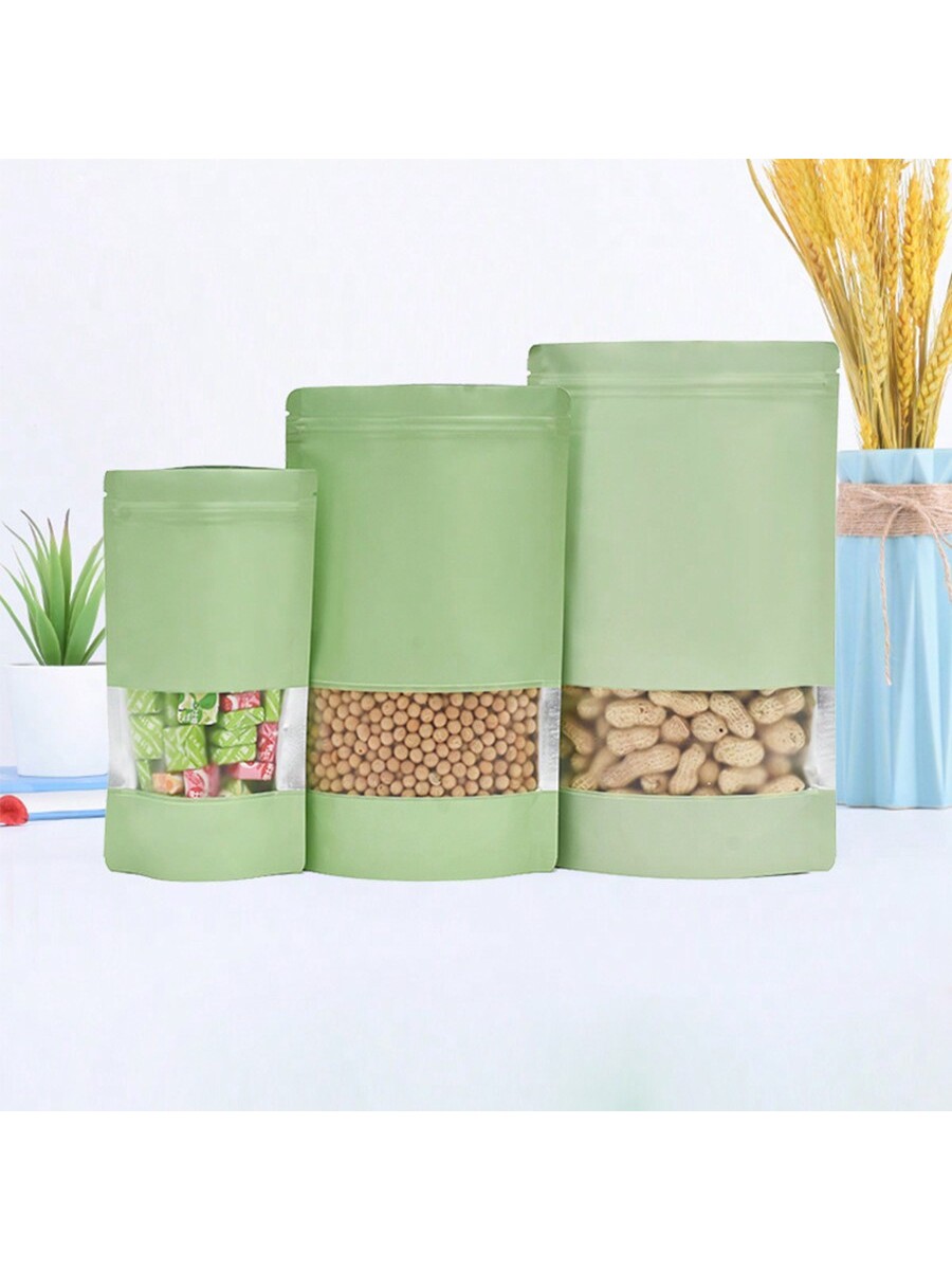 50/100 Buah Kantong Makanan Hi - Food Snacks That Are Green ulasan dan harga