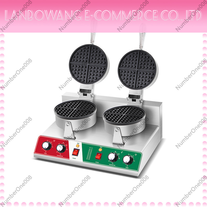 Pembuat Waffle Putar Anti Leng - Food Snacks Restaurant ulasan dan harga