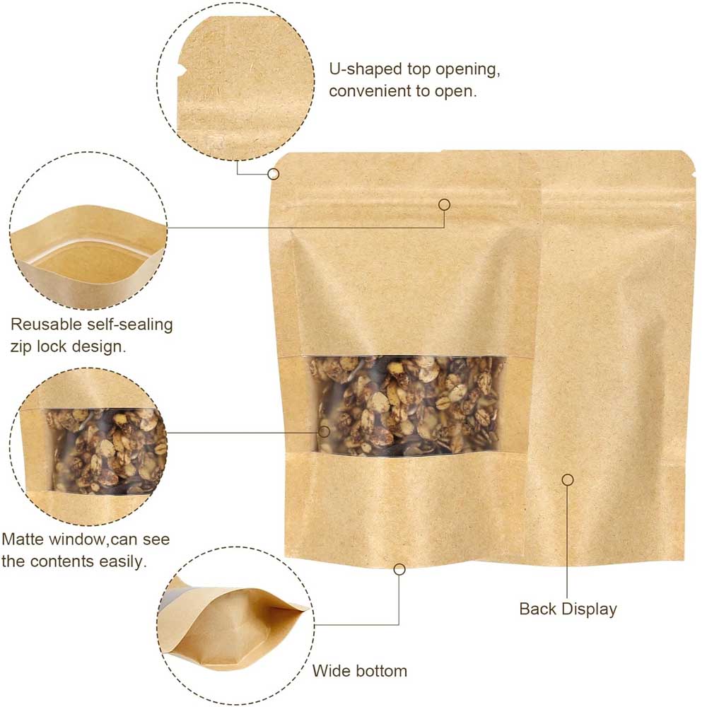 10-50buah kantong jendela kert - Food Or Snacks ulasan dan harga