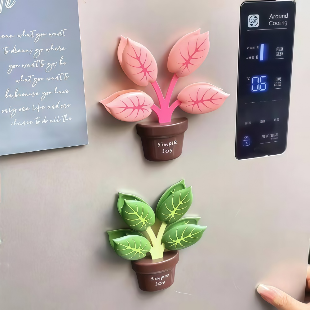 Klip Penyegel Magnetik Daun Ta - Food Snacks That Are Green ulasan dan harga