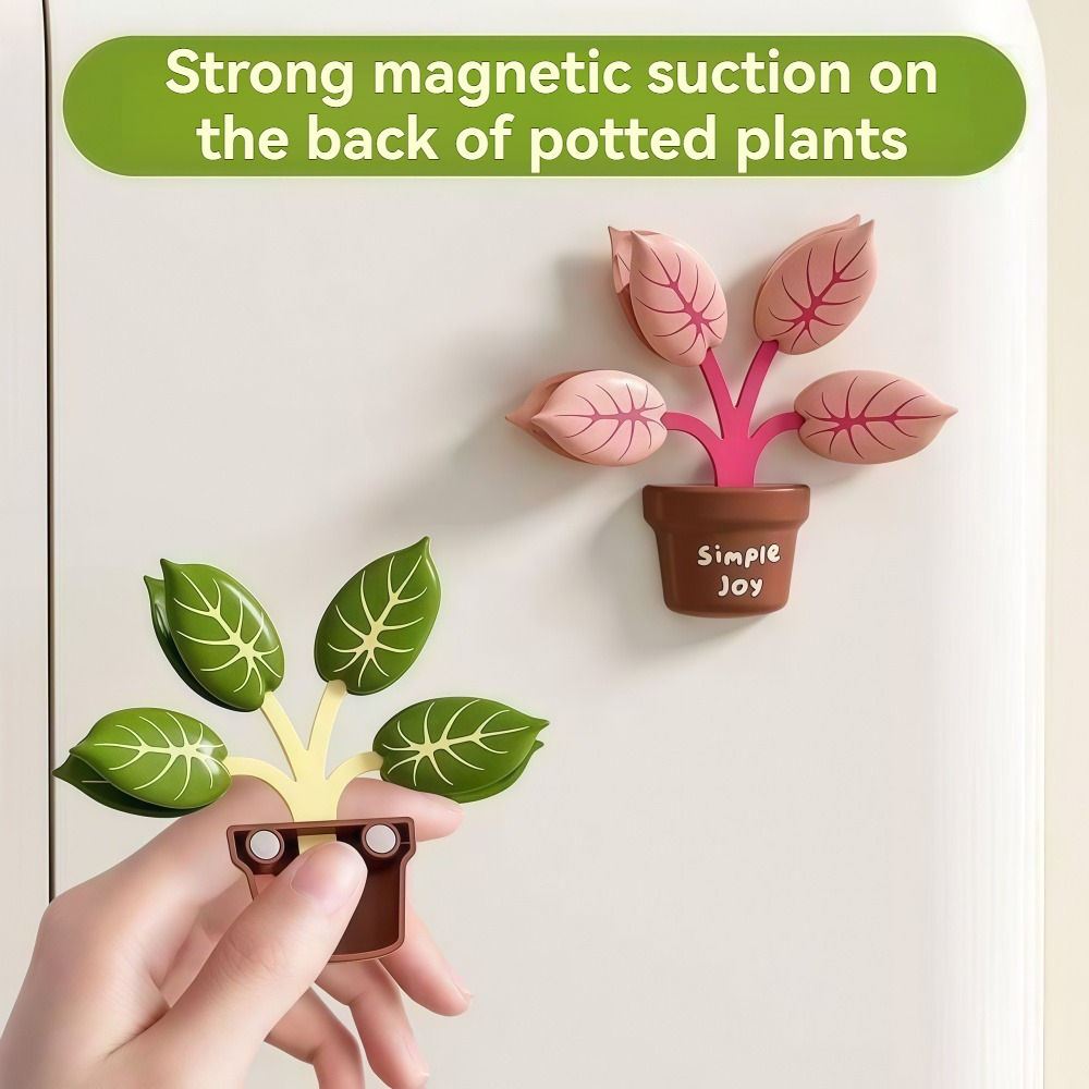 Klip Penyegel Magnetik Daun Ta - Food Snacks That Are Green ulasan dan harga