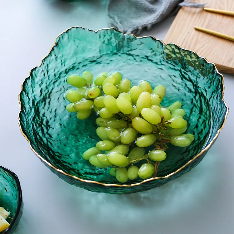 Mangkuk kaca hijau gaya Jepang - Food Snacks That Are Green ulasan dan harga